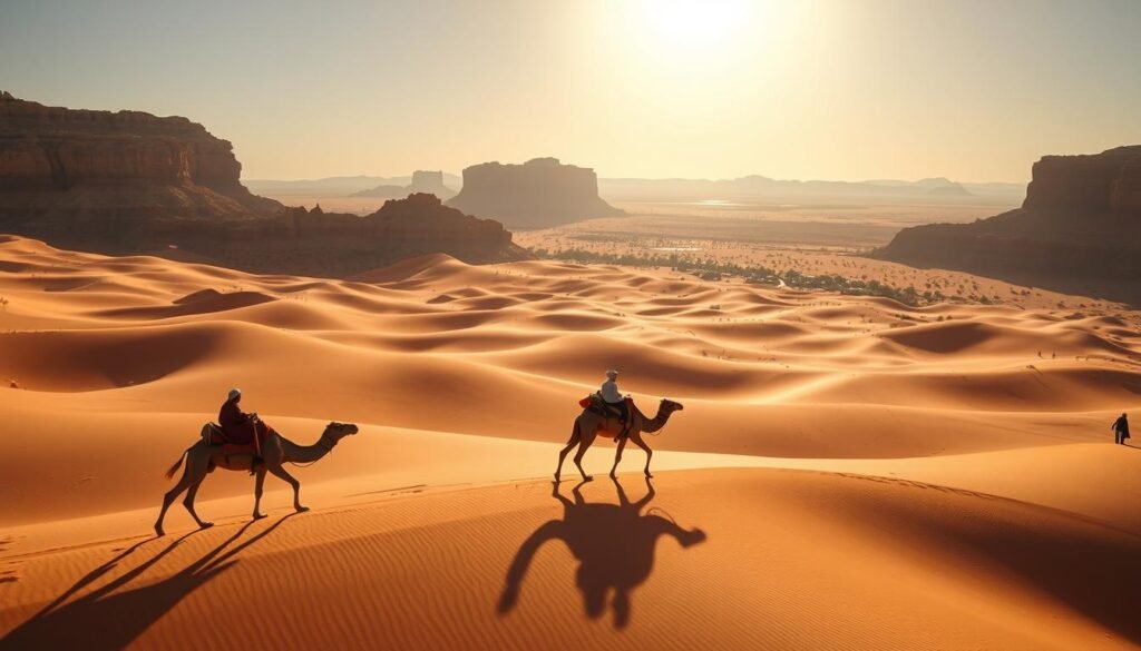 Camel Trekking Desert Camping