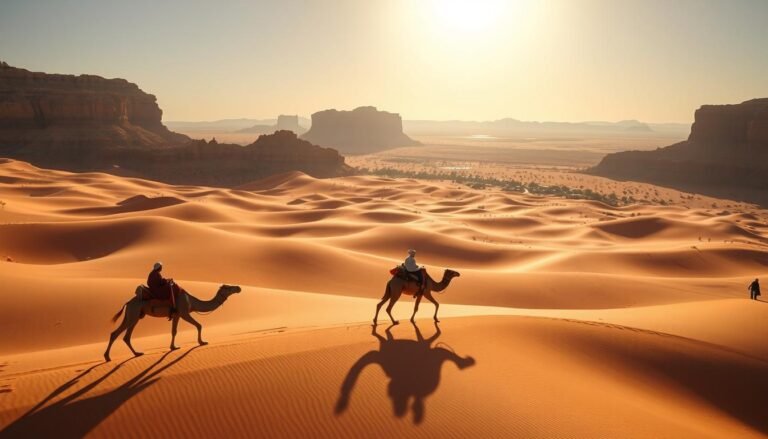 Camel Trekking Desert Camping