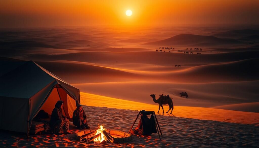 Sahara desert camping Sahara desert camping