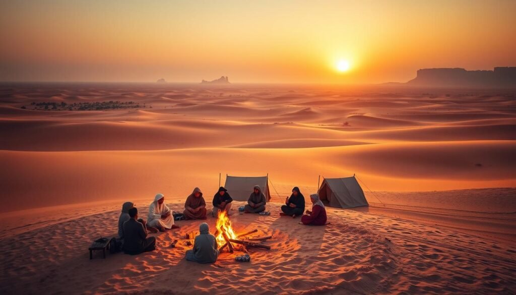 desert safari excursions Overnight Desert Camping & Camel Trekking