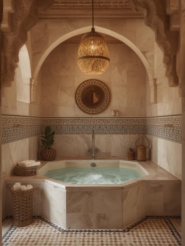 Modern Moroccan Hammam