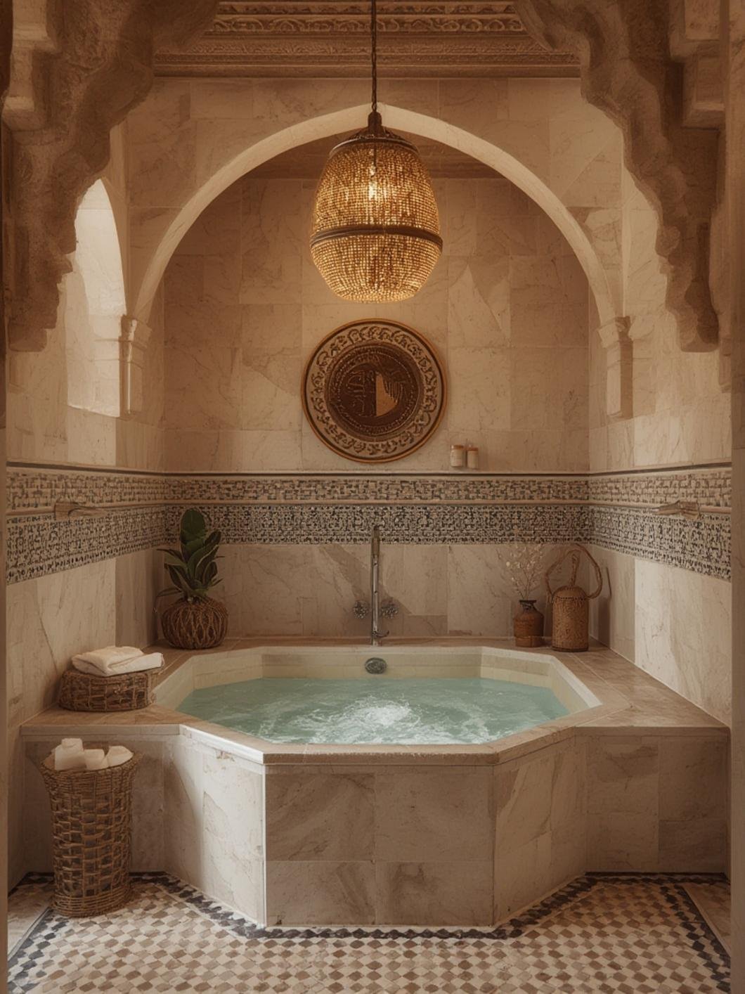 Modern Moroccan Hammam